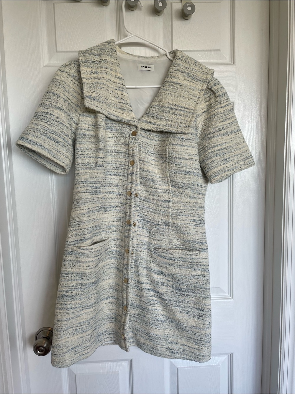 Sandro Bethany Tweed Dress 💙 🤍